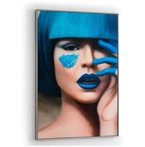 Картина на холсте 120х80 см Blue от Schuller