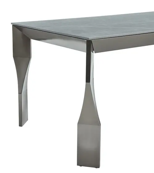 Стол обеденный черный жемчуг FT323 Armani Grey | ESF-FT323ArmaniGrey180_3