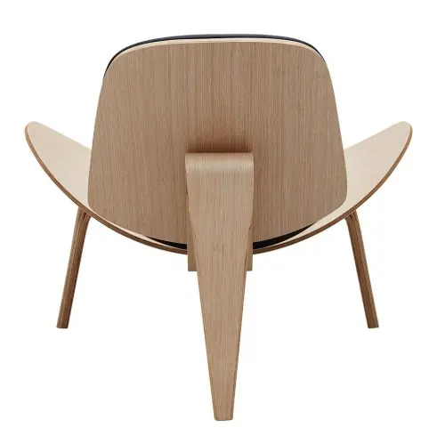 Кресло с деревянными ножками черное Dupen | ESF-WD-1350_3
