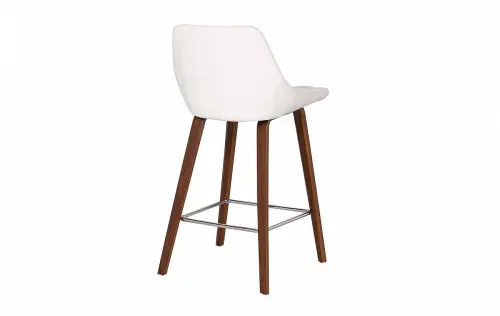 Барный стул кожаный белый ESF | ESF-JY3049 white_3