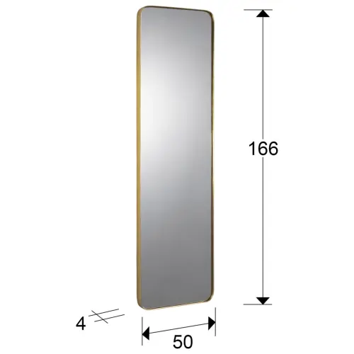 Зеркало настенное 51х165 см золото Orio от Schuller_3