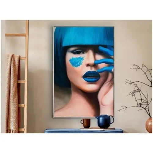 Картина на холсте 120х80 см Blue от Schuller_1