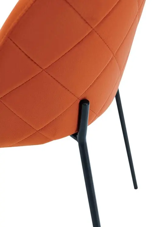 Кухонный стул мягкий оранжевый ESF C-962 | ESF-C-962оранж G062-24_3