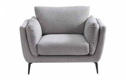 Кресло с мягкими подлокотниками серый никель Amsterdam | ESF-AMST5176-1 grey nickel_1