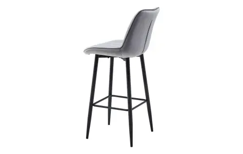 Барный стул мягкий серый ESF UF910-03 | ESF-CG1953B UF03_2