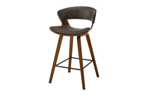 Барный стул JY3080-1109- BROWN-WALNUT