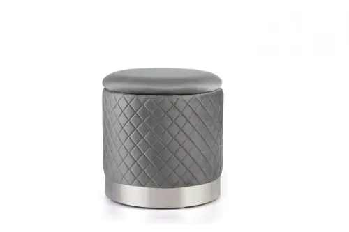 Пуфик с ящиком для хранения серый ESF | ESF-FS-006-40SV grey