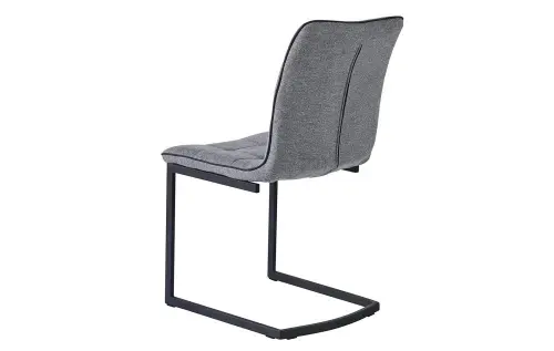 Обеденный стул с черными ножками серый ESF | ESF-SKY6800Grey-JJ12-17_2