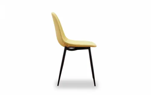 Кухонный стул с черными ножками желтый ESF DC-350 | ESF-DC-350 3052-7yellow/black_1