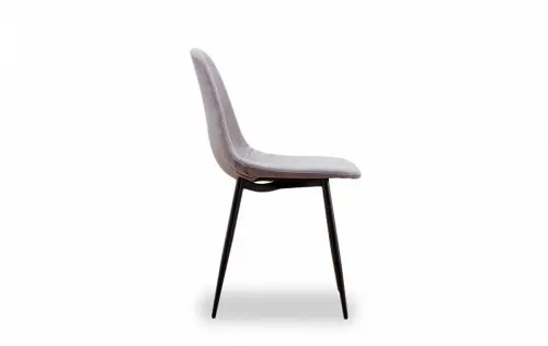 Кухонный стул с черными ножками бежевый ESF DC-350 | ESF-DC-350 3052-11 beige/blac_1