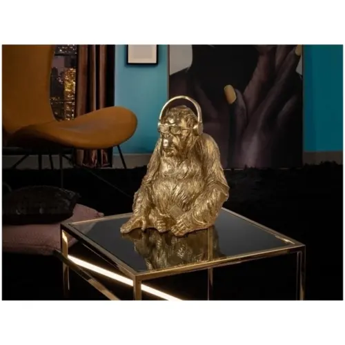 Статуэтка декоративная золото Orangutan Music от Schuller_1