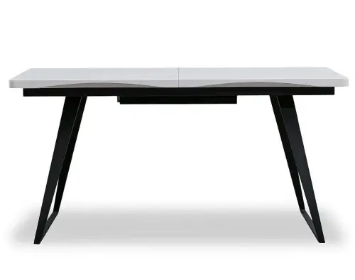 Обеденный стол раздвижной 154-209 см черно-белый ESF | ESF-DT-93 black/white_1