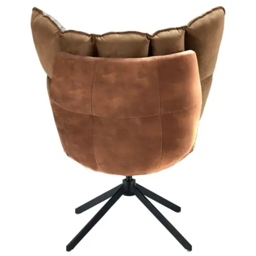 Кресло мягкое вращающееся коричневое DC-1565F | ESF-1565FHE510-21B_3