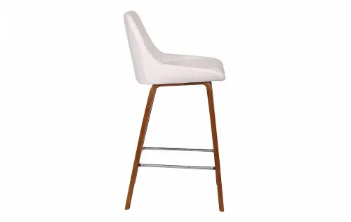 Барный стул кожаный белый ESF | ESF-JY3049 white_2