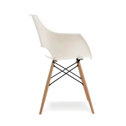 Кухонный стул пластиковый белый ESF PW-022 | ESF-PW-022 white_1