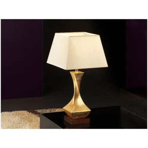 Лампа настольная золотая Deco