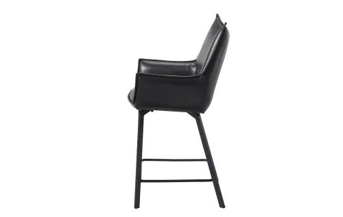 Полубарный стул мягкий черный SOHO | ESF-ПБSOHO BLACK_1