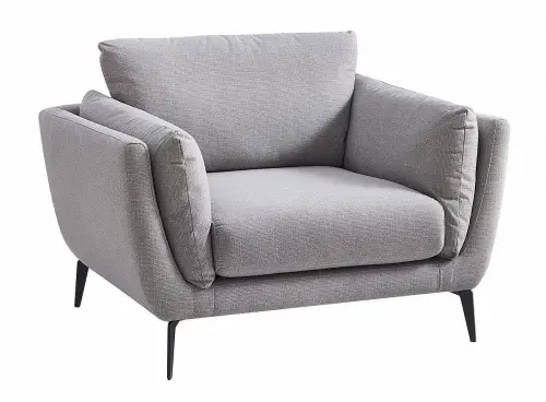 Кресло с мягкими подлокотниками серый никель Amsterdam | ESF-AMST5176-1 grey nickel