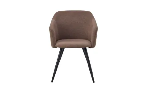 Мягкий стул с подлокотниками коричневый ESF | ESF-DC-1727-2-Brown-PK598B-18_1