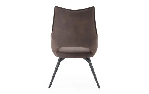 Обеденный стул мягкий коричневый ESF DC1241 | ESF-DC1241brown/black_3