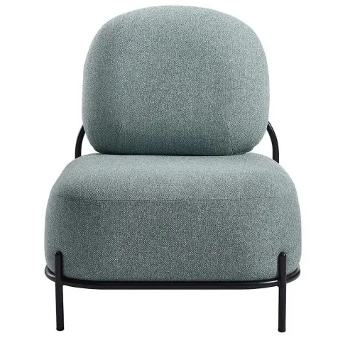 Кресло мягкое с черными ножками морской зеленый Sofa | ESF-06-01 A652-26_1
