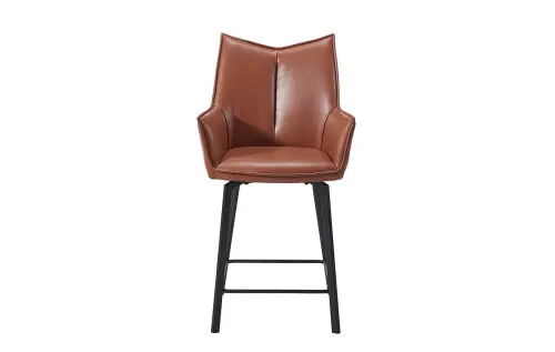 Полубарный стул мягкий коричневый SOHO | ESF-ПБSOHO BROWN_4