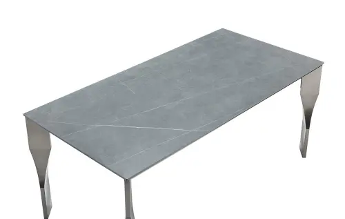 Стол обеденный черный жемчуг FT323 Armani Grey | ESF-FT323ArmaniGrey180_2