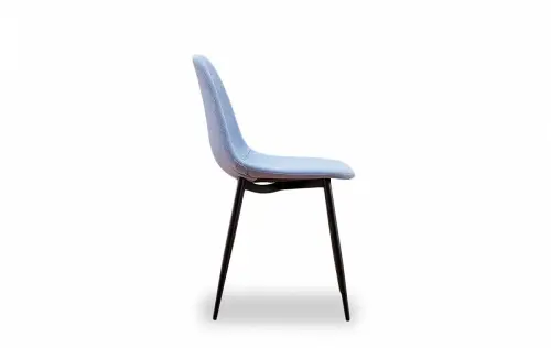 Кухонный стул с черными ножками голубой ESF DC-350 | ESF-DC-350 3052-4 blue/black_1